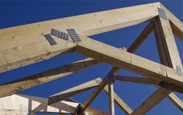 White Colne roof trusses for new builds and additions